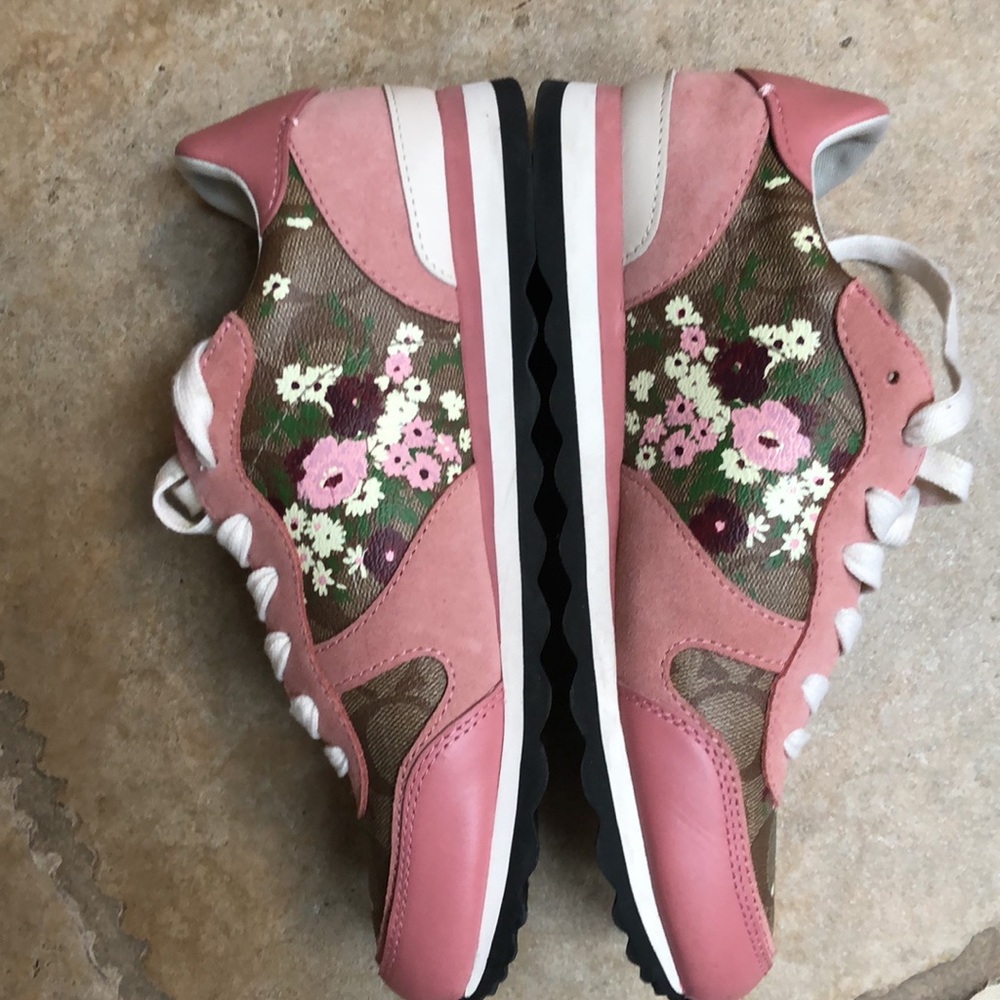 Coach Suede Low Top Sneakers